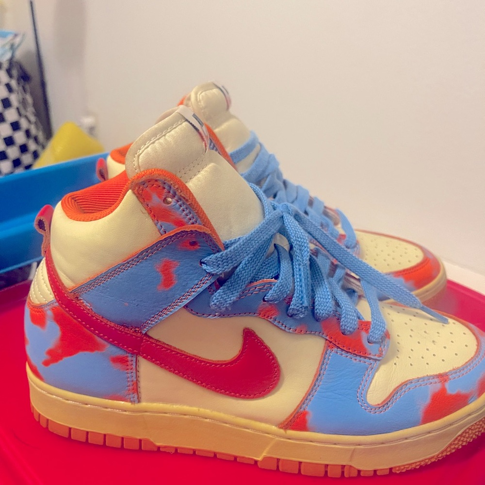 Nike dunk high 1985 - orange acid wash